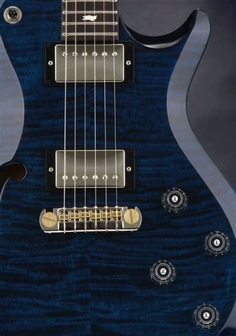 Prs S2 Singlecut Semi Hollow Whale Blue Sweetwater