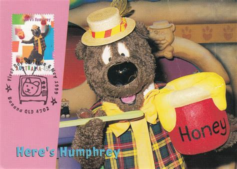 My postcard and stamp week: Australia: Humphrey B. Bear