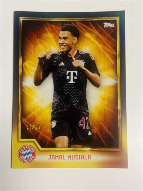 FC BAYERN MÜNCHEN Team Set 23 24 Jamal Musiala 50 Gold EUR 1 00