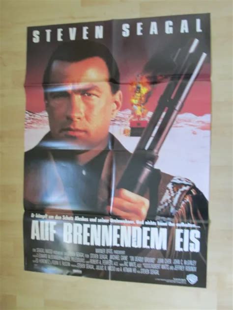 FILMPLAKAT AUF Brennendem Eis Steven Seagal Michael Caine EUR 4