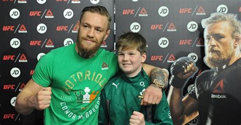 Conor Mcgregor With Fan Mma Imports