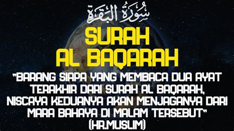 Surah Al Baqarah Dengan Suara Indah Membuat Hati Tenang