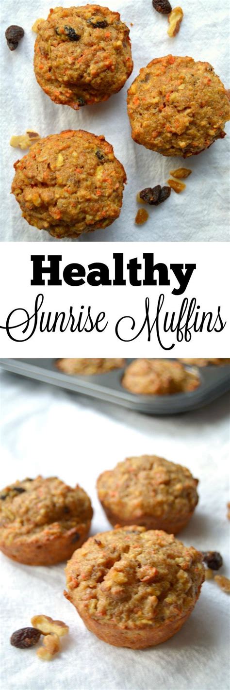 Healthy Sunrise Muffins These Sunrise Muffins Are Moist And Delicious