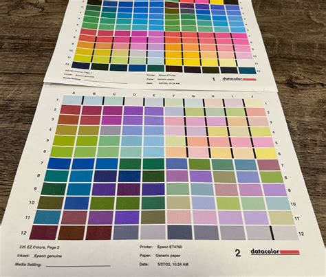 Print Calibration Sheet