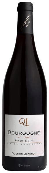 Quentin Jeannot Bourgogne Pinot Noir Vivino US