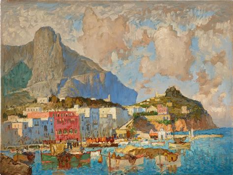 Capri Ansicht View Of Capri By Konstantin Ivanovich Gorbatov On Artnet