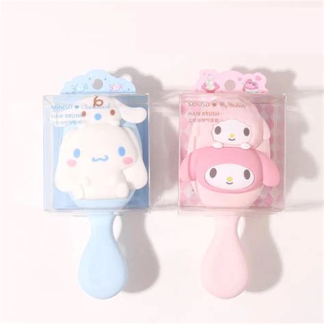 Kawaii Sanrioed Massagem Almofada De Ar Pente Melodia Cinnamoroll