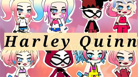 Gacha Club Gacha Life Harley Quinn Outfit Ideas Details Youtube