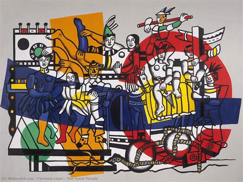 The Great Parade By Fernand Leger Most Famous Paintings