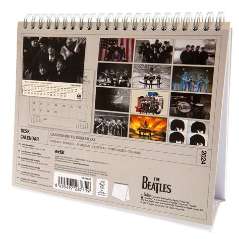 The Beatles Desktop Calendar Showorld Uk