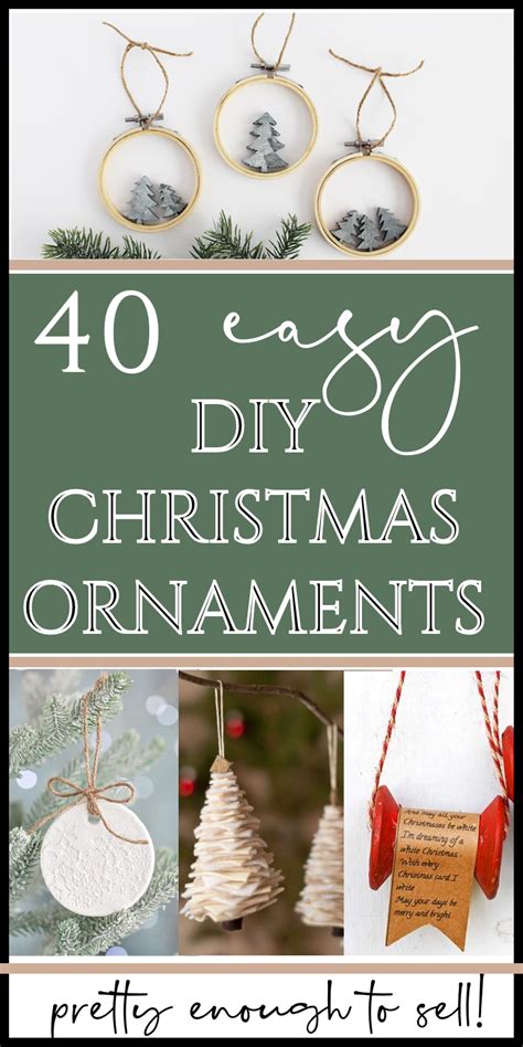 Diy christmas ornaments – Artofit