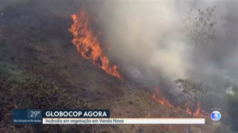 Vídeo Globocop flagra mais um incêndio em Belo Horizonte MG1 G1