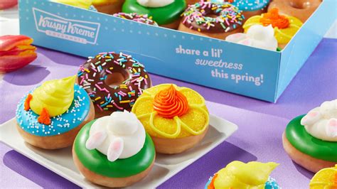 Krispy Kreme S Spring Doughnuts Are Perfectly Mini