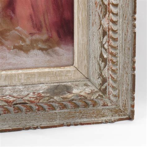 Pio Santini Nude With Lace Pastel Study Painting By Pio Santini For Sale At 1stDibs