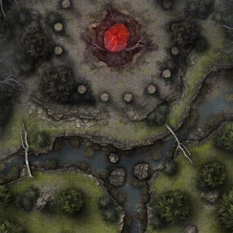 Free Wilderness TTRPG Battlemaps Seafoot Games