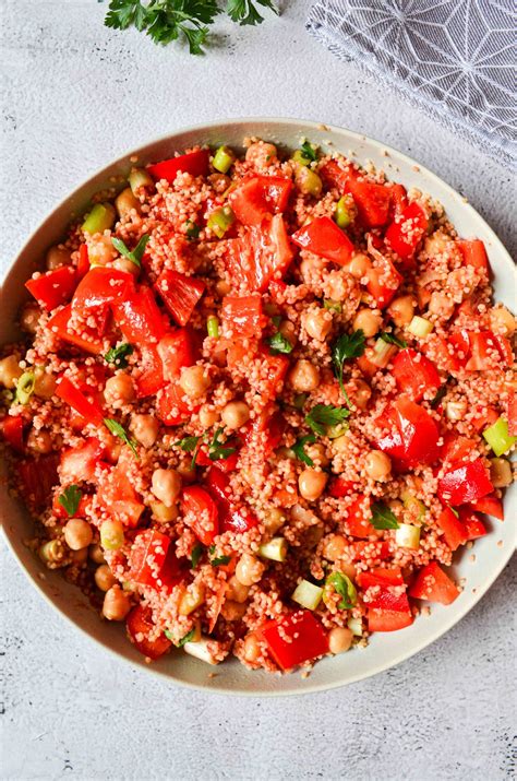 Couscous Salat Vegan Einfach Mycarbcrew