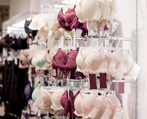 Women S Bras For Sale In Market Vareity Of Bra Hanging In Lingerie