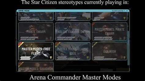 Star Citizen Master Modes YouTube