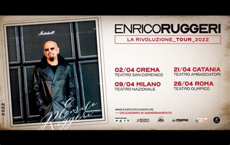 Enrico Ruggeri In Concerto A Roma Nel Con Il Suo Album La