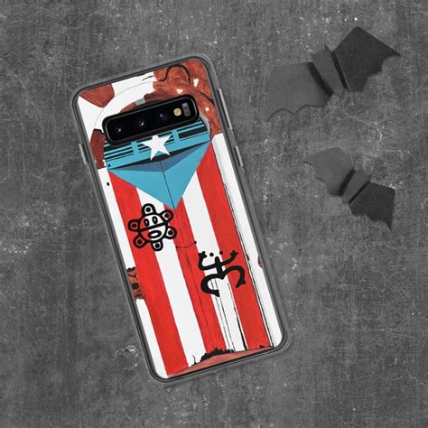 Samsung Galaxy S10 S22 Puerto Rico Flag Coqui Sun Taíno Case Boricua