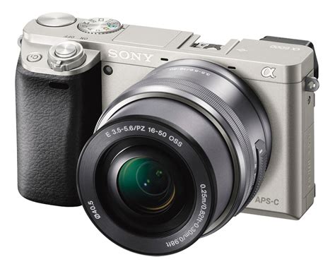 Best Buy Sony Alpha A6000 Mirrorless Camera With 16 50mm Retractable Lens Silver Ilce6000l S