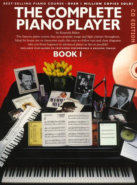 Sheet Music Kenneth Baker The Complete Piano Player Book Cd