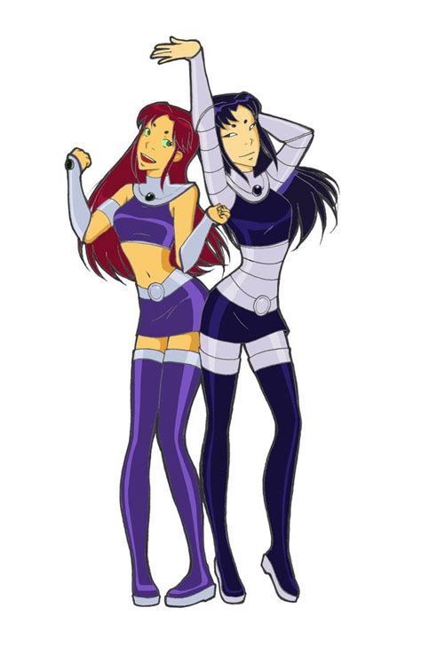 Dancing Starfire And Blackfire By Jun On Deviantart