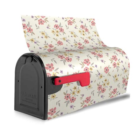 Bingfone Floral Magnetic Mailbox Cover Standard Size For Garden Yard