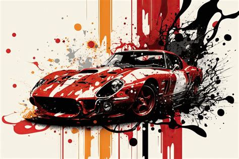 Vehicule Splash Paint Ferrari GTO II Splash Paint Vehicles