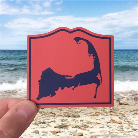 Cape Cod Sticker Pack Of 2 Cape Cod Decal Cape Cod Car Decal Cape