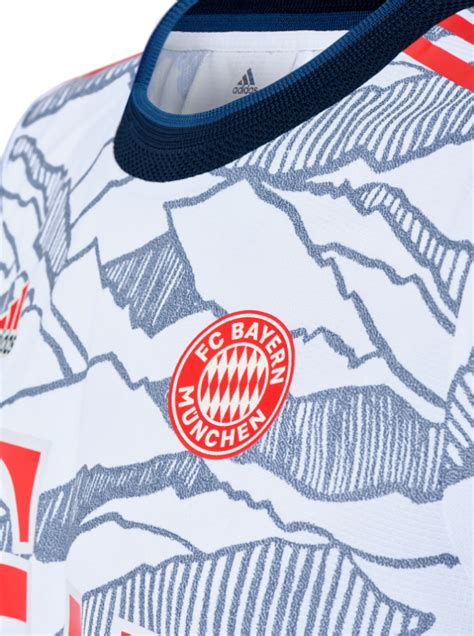 Koszulka Piłkarska Bayern Monachium 3Rd 21 22 Authentic Adidas 9