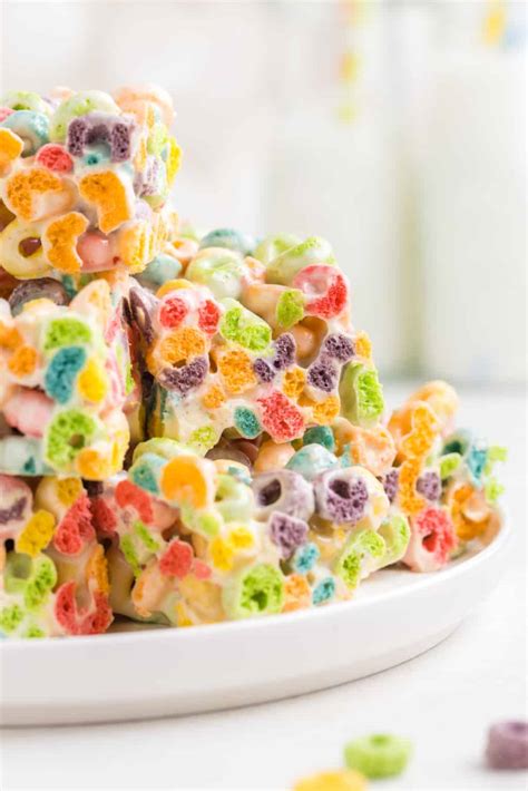 Froot Loop Treats Recipe Shugary Sweets