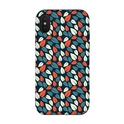 Iphone Xs X Cases Leaf Seamless By Tmsarts Artscase