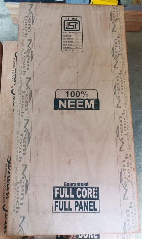 Mm Neem Wood Plywood For Furniture X At Rs Sq Ft In Bengaluru