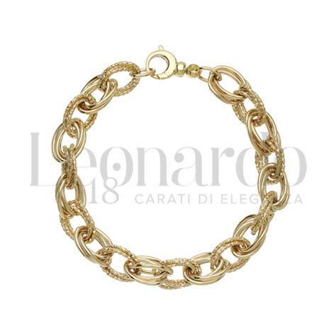 Bracciali Bracciale A Catena Da Donna In Oro Carati Misura O