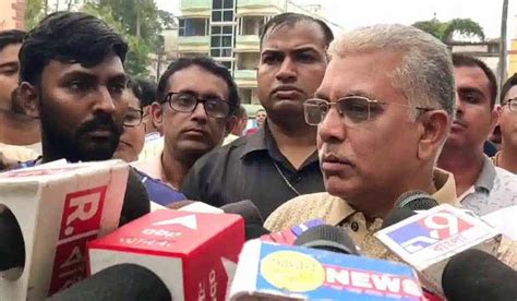 Dilip Ghosh On His Remarks Against Mamata Just Questioned Her