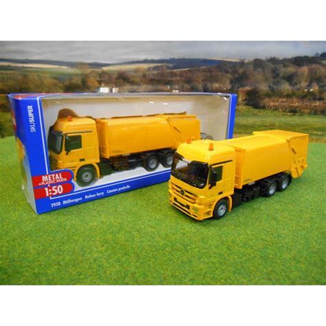 SIKU 1:50 MERCEDES ACTROS 2648 FAUN REFUSE BIN LORRY - One32 Farm toys ...