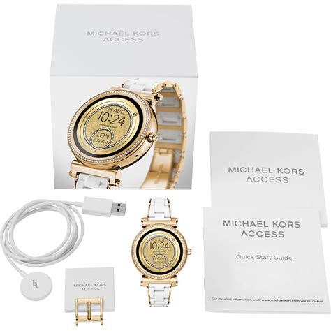 Best Buy Michael Kors Access Sofie Smartwatch 42mm Stainless Steel