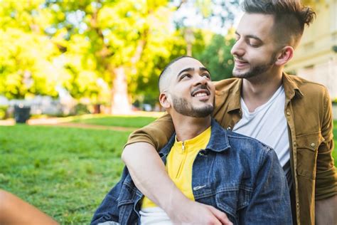 Premium Photo Portrait Of Happy Gay Couple Spending Time Together And