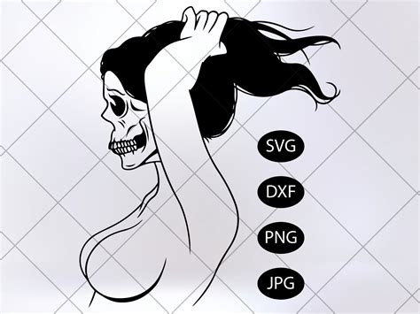 Skeleton Woman Svg Graphic By Celestialillustart Creative Fabrica