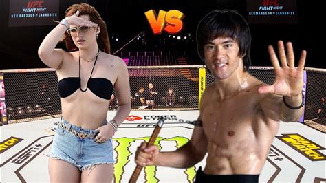 Bruce Lee Vs Bella Thorne EA Sports UFC 4 YouTube