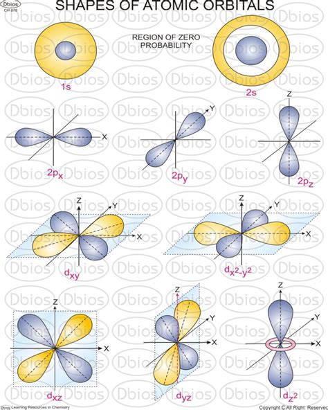 Ch Shapes Of Atomic Orbitals Dbios Charts