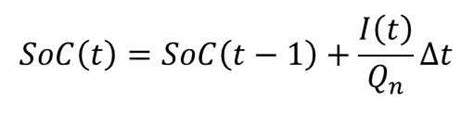 SoC Estimation by Coulomb Counting - Battery Design