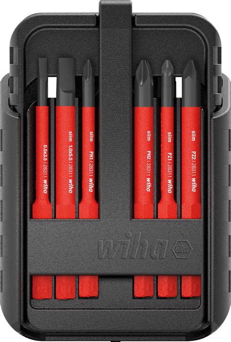 WIHA 43161 SlimBit Electric Bit Set TORX TORX PLUS 6 Piece At