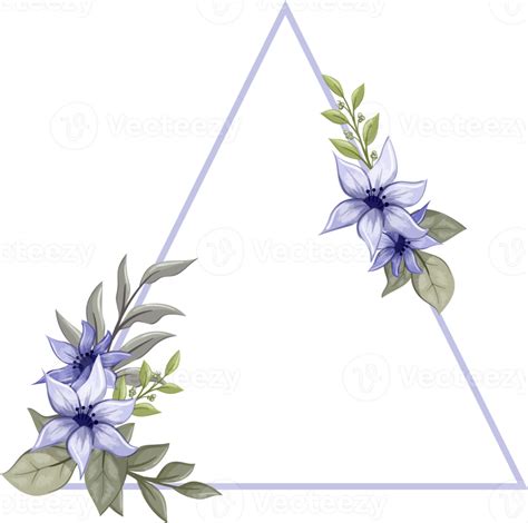Purple Floral Bouquet With Watercolor 16407705 Png