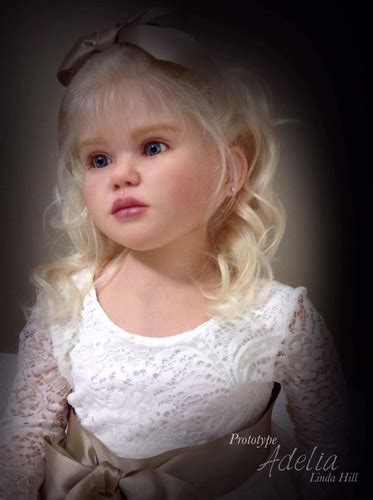 Adelia Life Sized 5 Year Old Child Reborn Vinyl Doll Kit By Olga