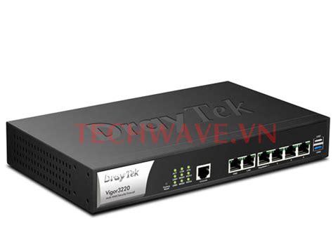 Mua Bán Thiết bị cân bằng tải Vigor3220 4 Wan VPN Router Techwave vn