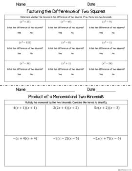 Introduction To Polynomials Guided Notes Presentation And INB