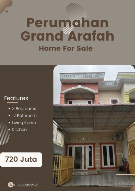 Jual Rumah Mewah Di Perumahan Grand Arafah