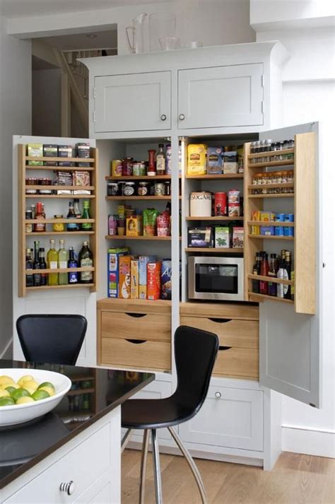 Big And Multifunctional Larder Cupboard Add Luxury Of Your Kitchen